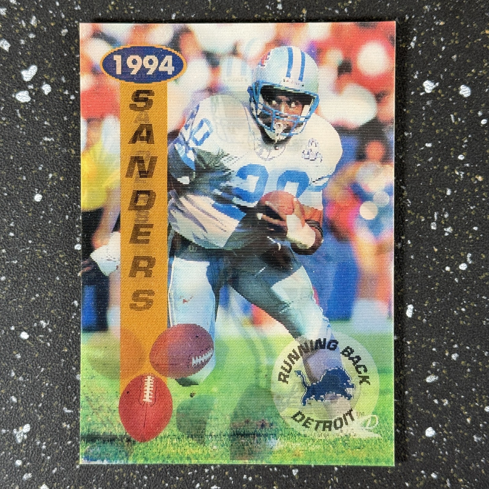 Barry Sanders LENTICULAR 1994 Sportflics #12 Detroit Lions