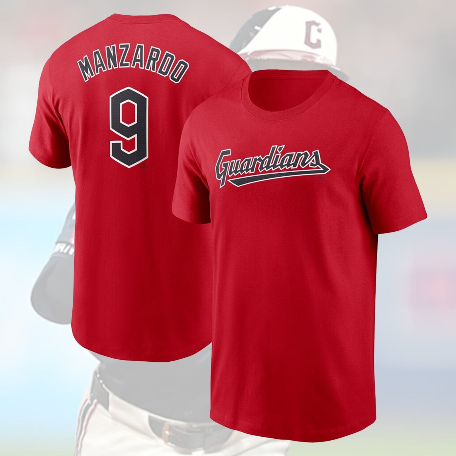 SALE HOT! Kyle Manzardo #9 Cleveland Guardians 2026 Name & Number Gift For Fans