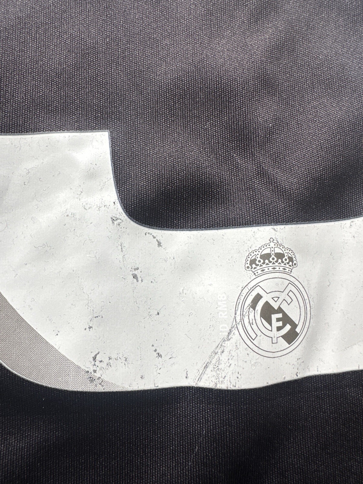 READ NWT Rare Vintage Adidas Real Madrid 2008/09 3rd CL Black Jersey Men’s M