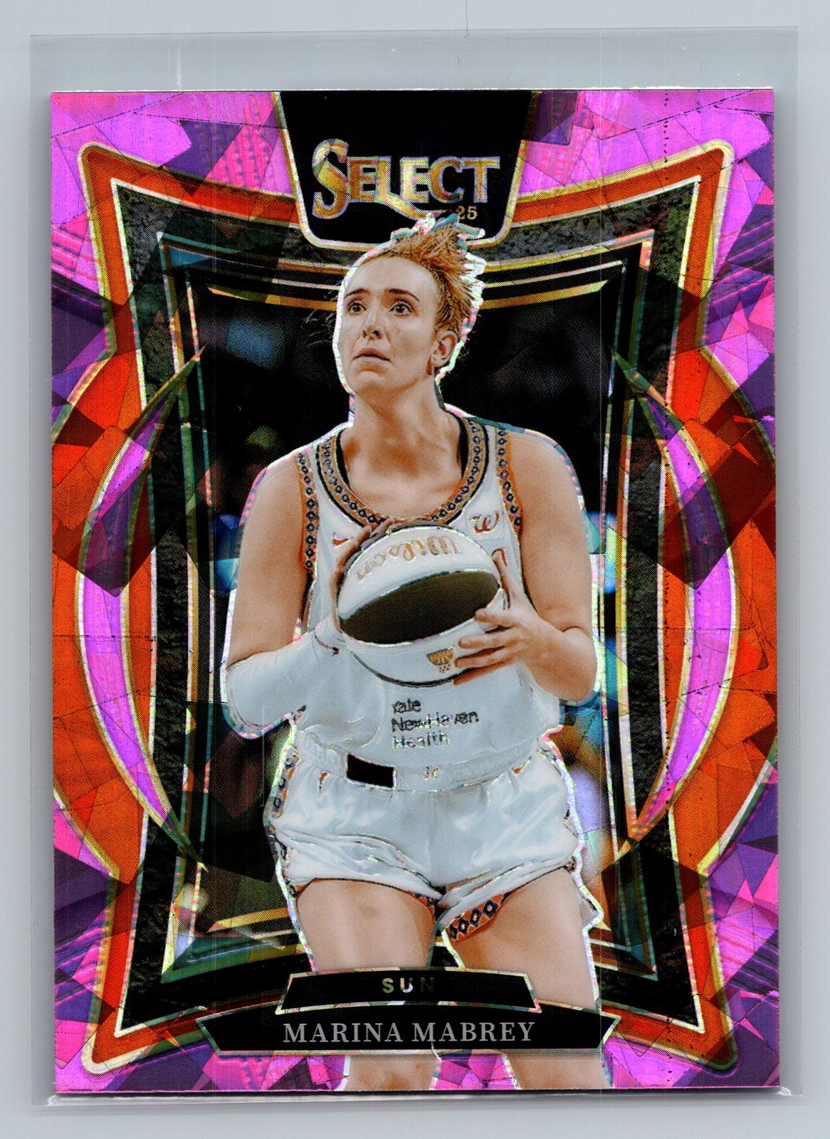 2025 Panini Select WNBA #71 Marina Mabrey Pink Ice Prizms