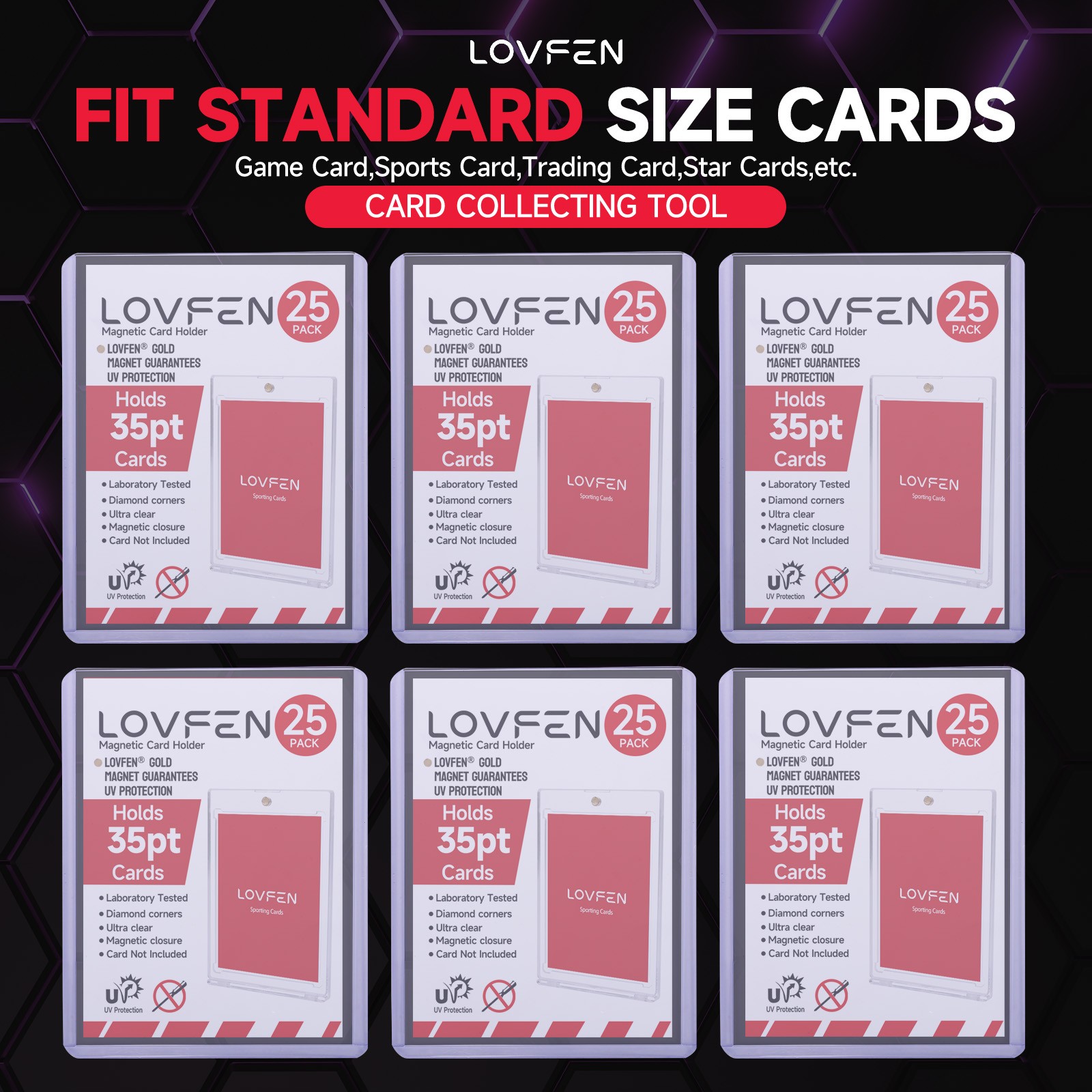 1000ct 3×4 Toploaders&Sleeves For Standard 35pt Trading Cards (10*100pack)