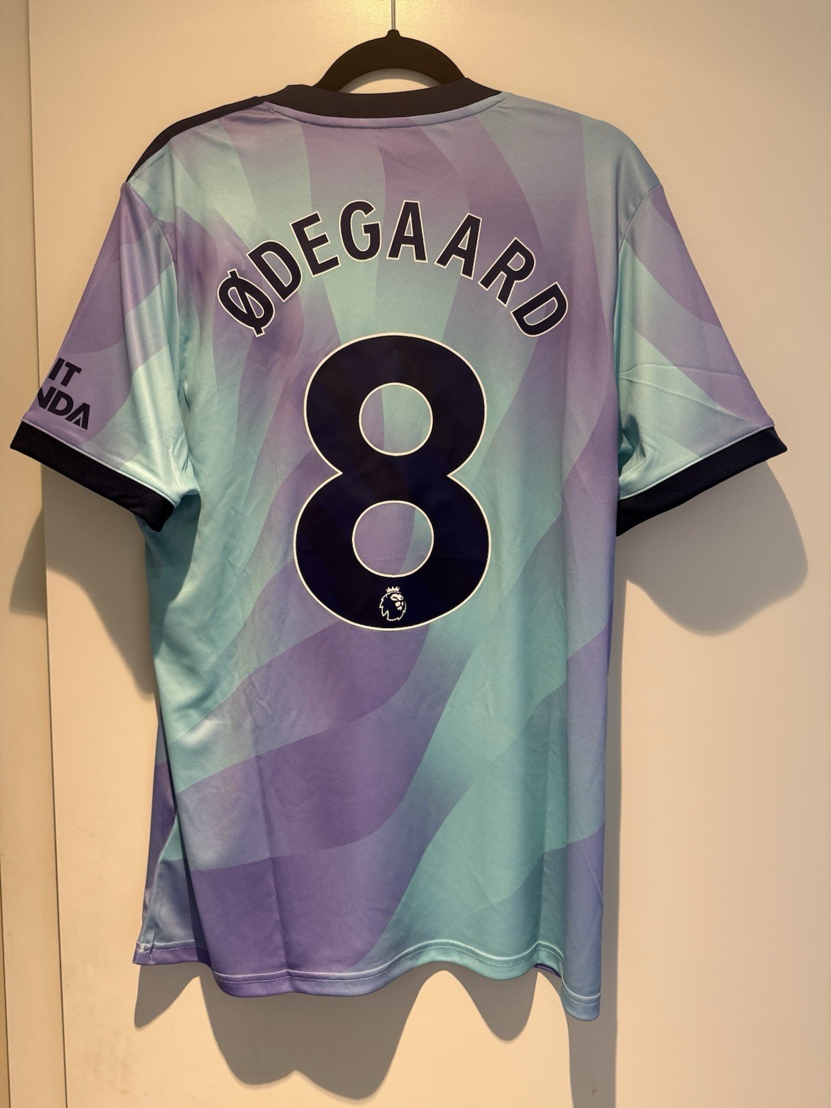 Arsenal FC Third Soccer Jersey Shirt NWT Adidas 24/25 IZ0144 Odegaard #8 Large