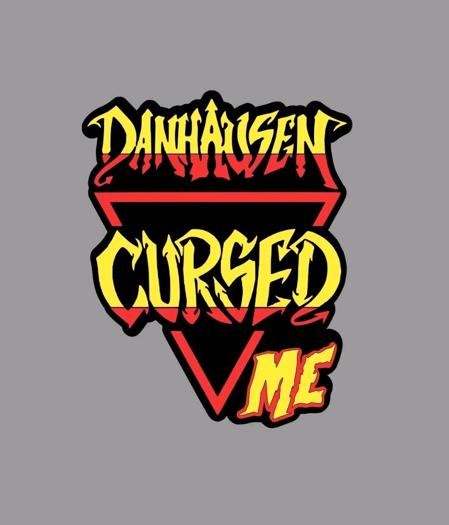 DANHAUSEN CUSTOM VINYL STICKER DECAL VERY NICE! VERY EVIL MIZ AUSTIN 4X5 INCHES!