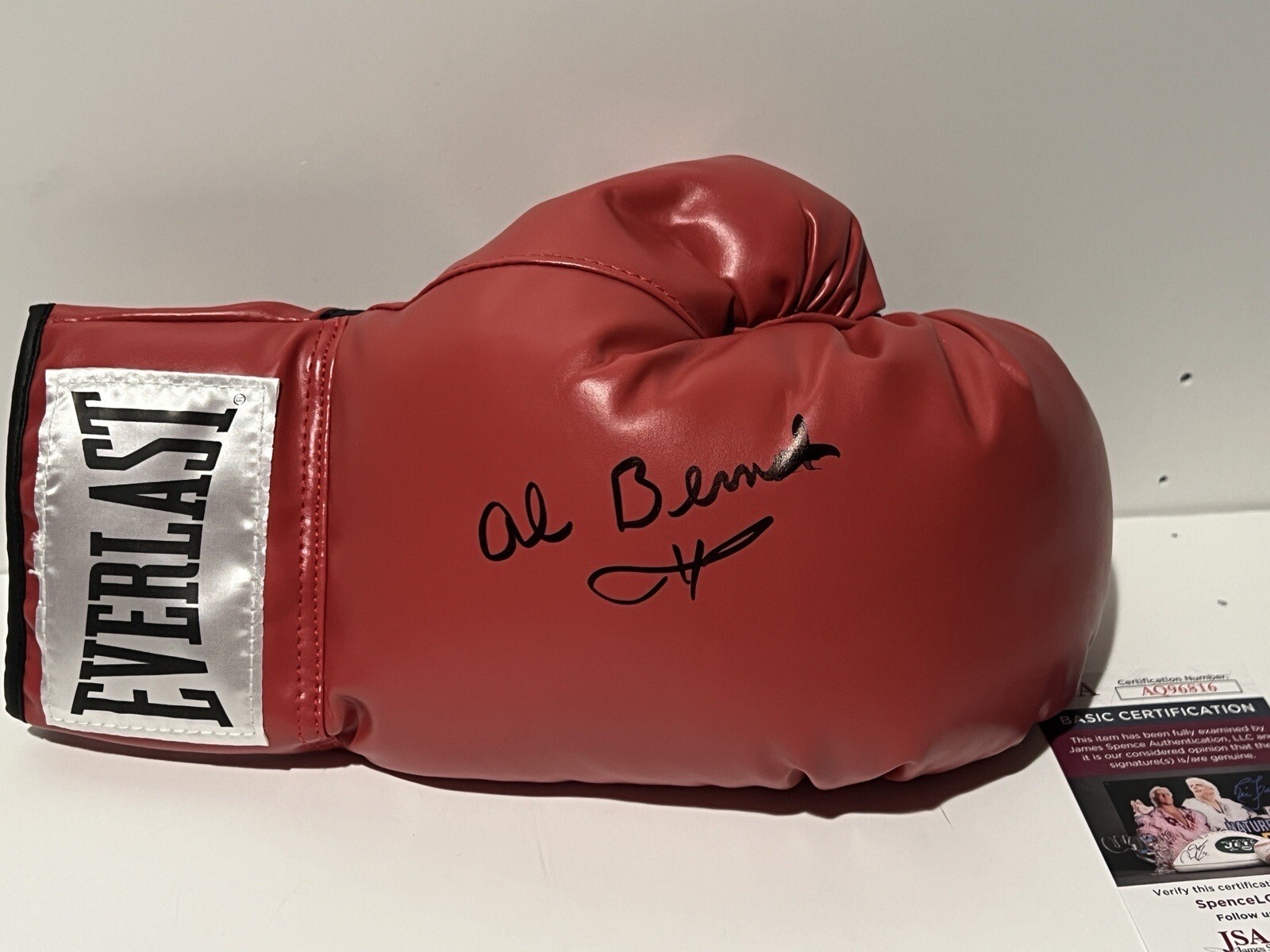 AL BERNSTEIN Showtime ESPN Signed Autographed Auto Everlast Boxing Glove JSA