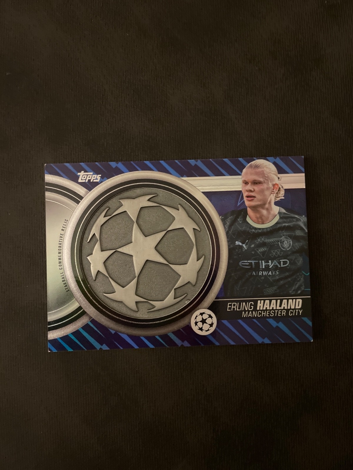 2025-26 Topps Uefa Club Competitions – Starball Commemorative Relics Erling…