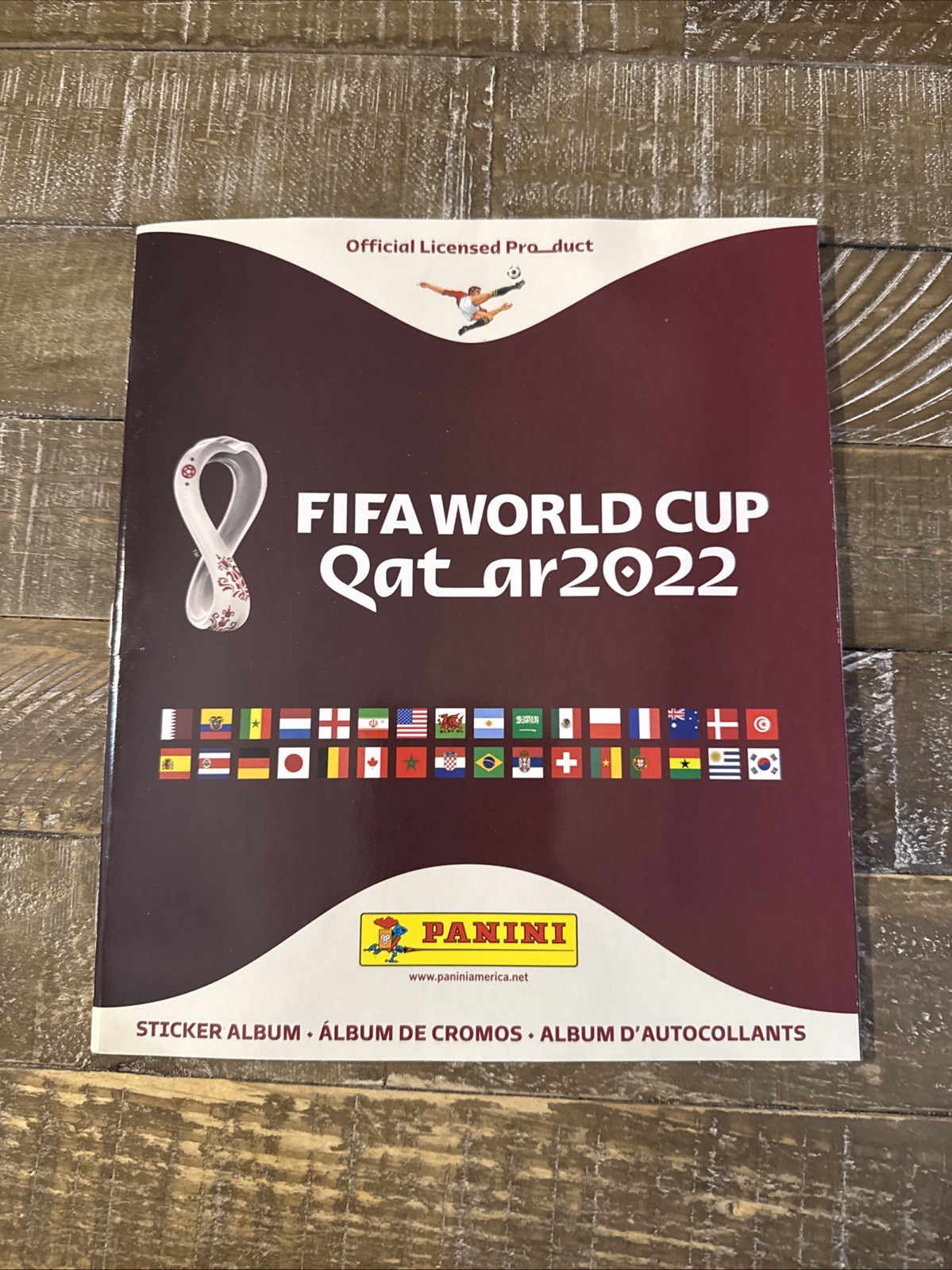 Panini FIFA World Cup Qatar 2022 PANINI Album w/ 10 Stickers Combo – Soft Cover