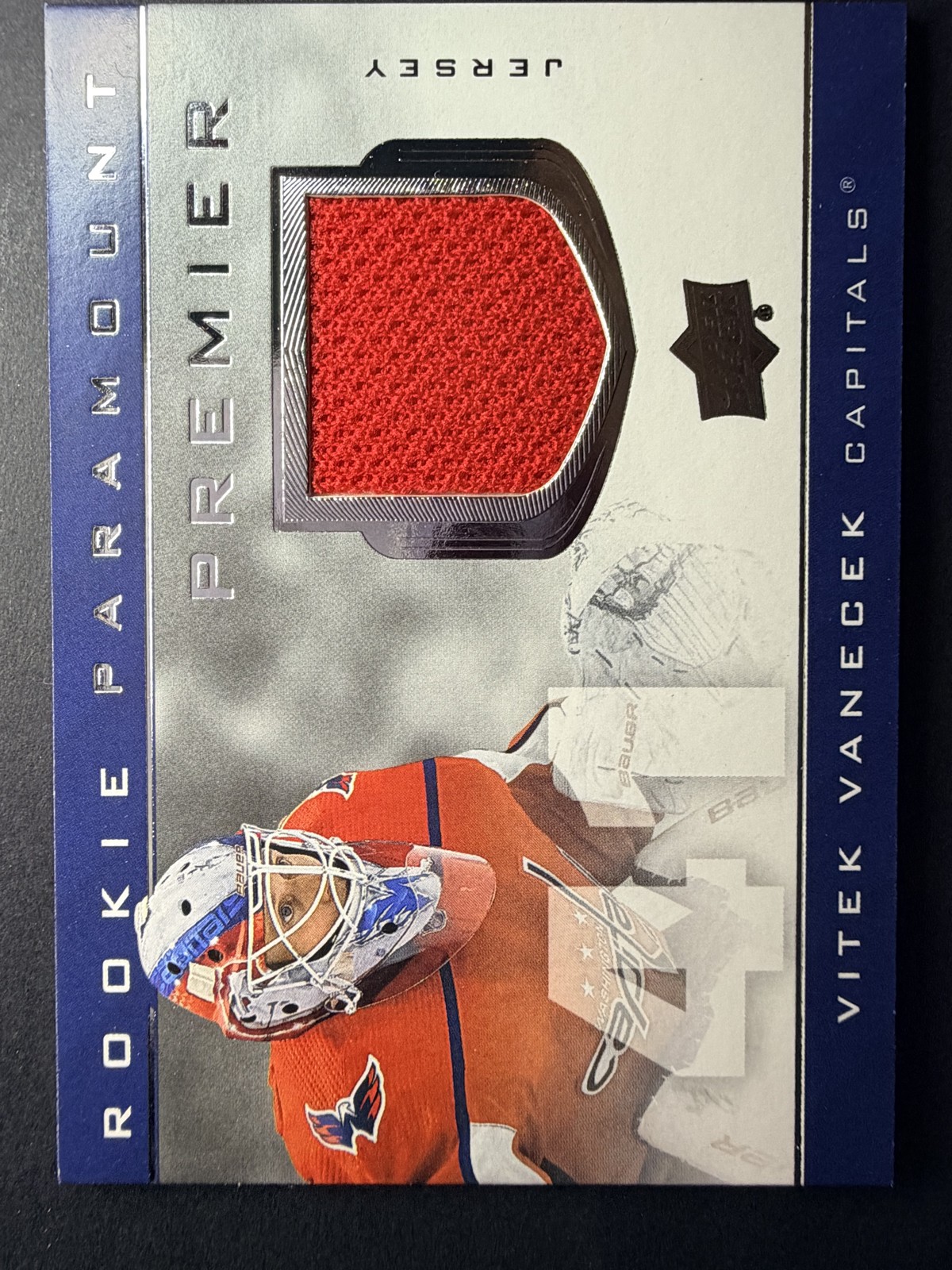 2020-21 Upper Deck Premier – Rookie Paramount JERSEY Relics VITEK VANECEK #P-VV