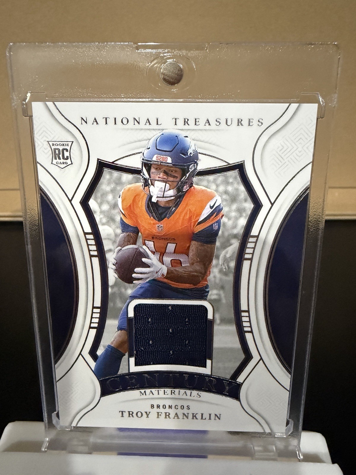 Troy Franklin Rookie Card Lot Denver Broncos 2024 National Treasures And Optic