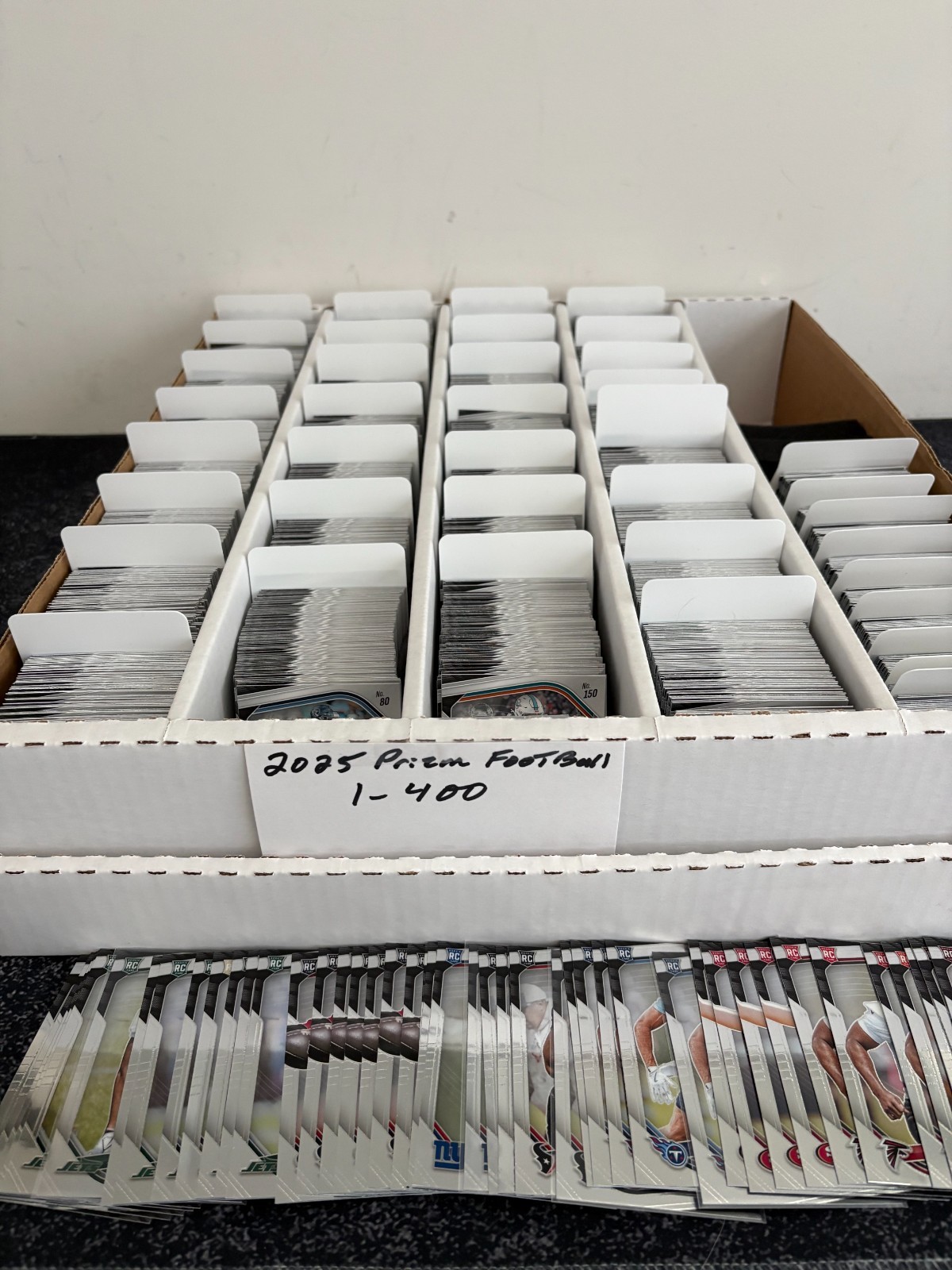 2025 Prizm Football,cards 1-200, 6 CARD MINIMUM, you pick cards,Free shipping !!