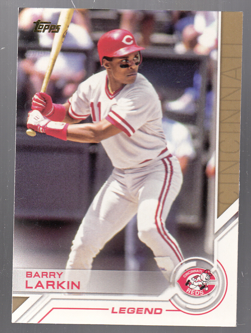 2017 TOPPS BASEBALL LEGENDS #S-100 BARRY LARKIN CINCINNATI REDS – NM/MT