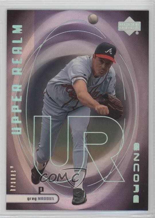 1999 Upper Deck Encore Upper Realm Greg Maddux #U9 HOF 02v3