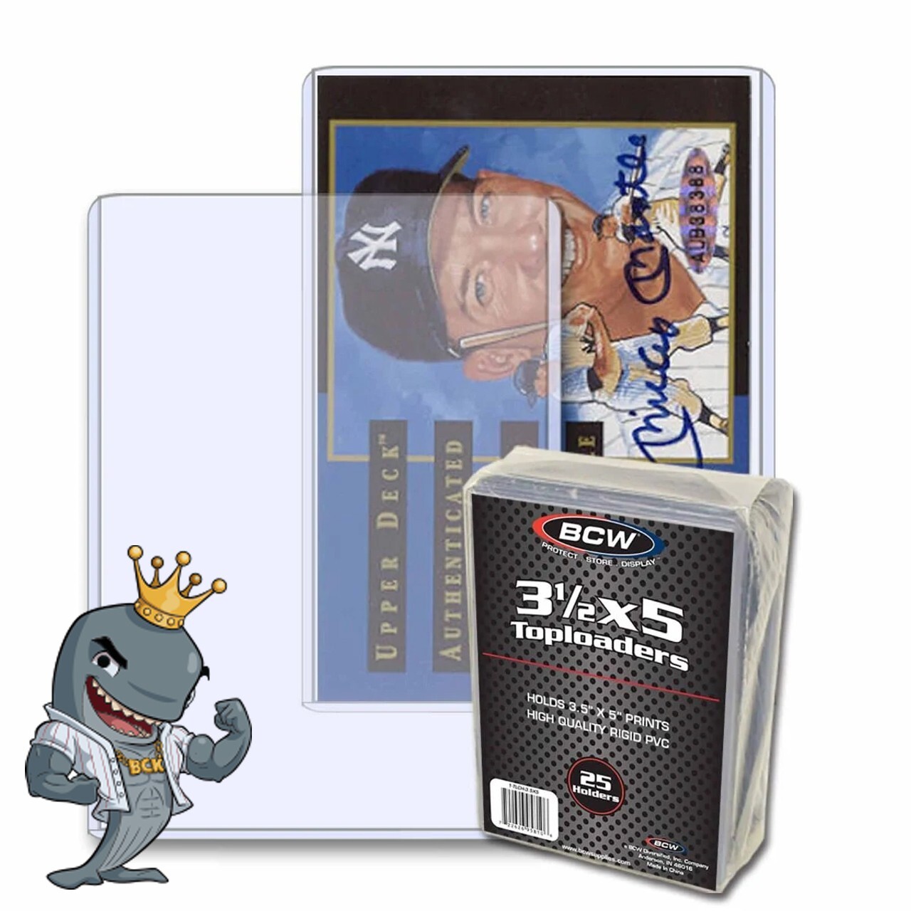BCW 3.5×5 – Topload Holder 25ct Pack FREE SHIP