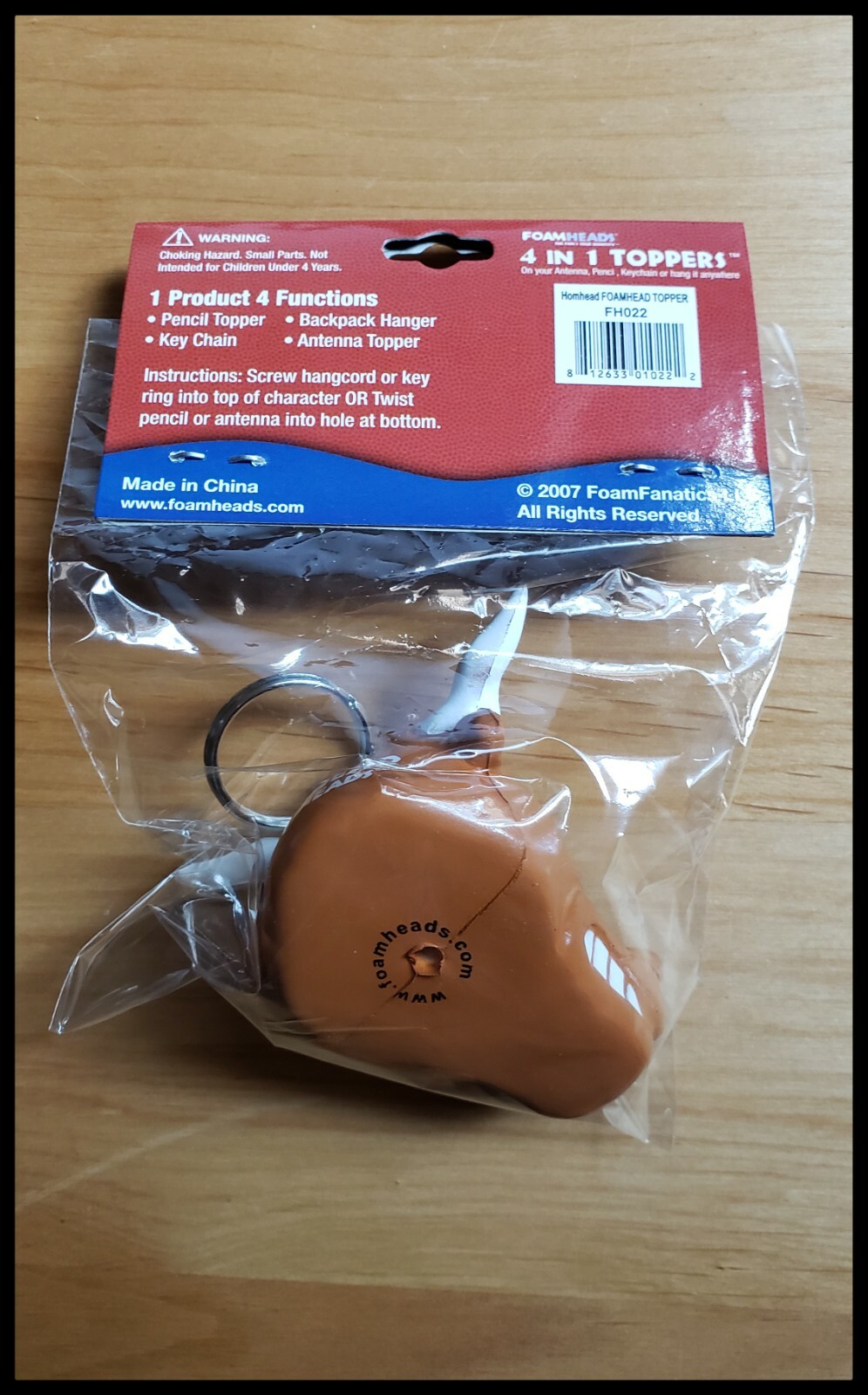 NEW – Texas Longhorns 4 in 1 Souvenir Topper