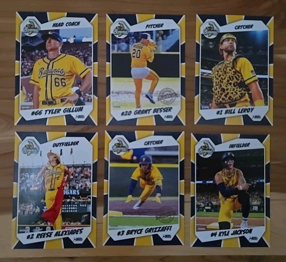 2026 CHOICE Savannah Bananas SINGLE CARDS from Team Set – CHOOSE YOUR PLAYER
