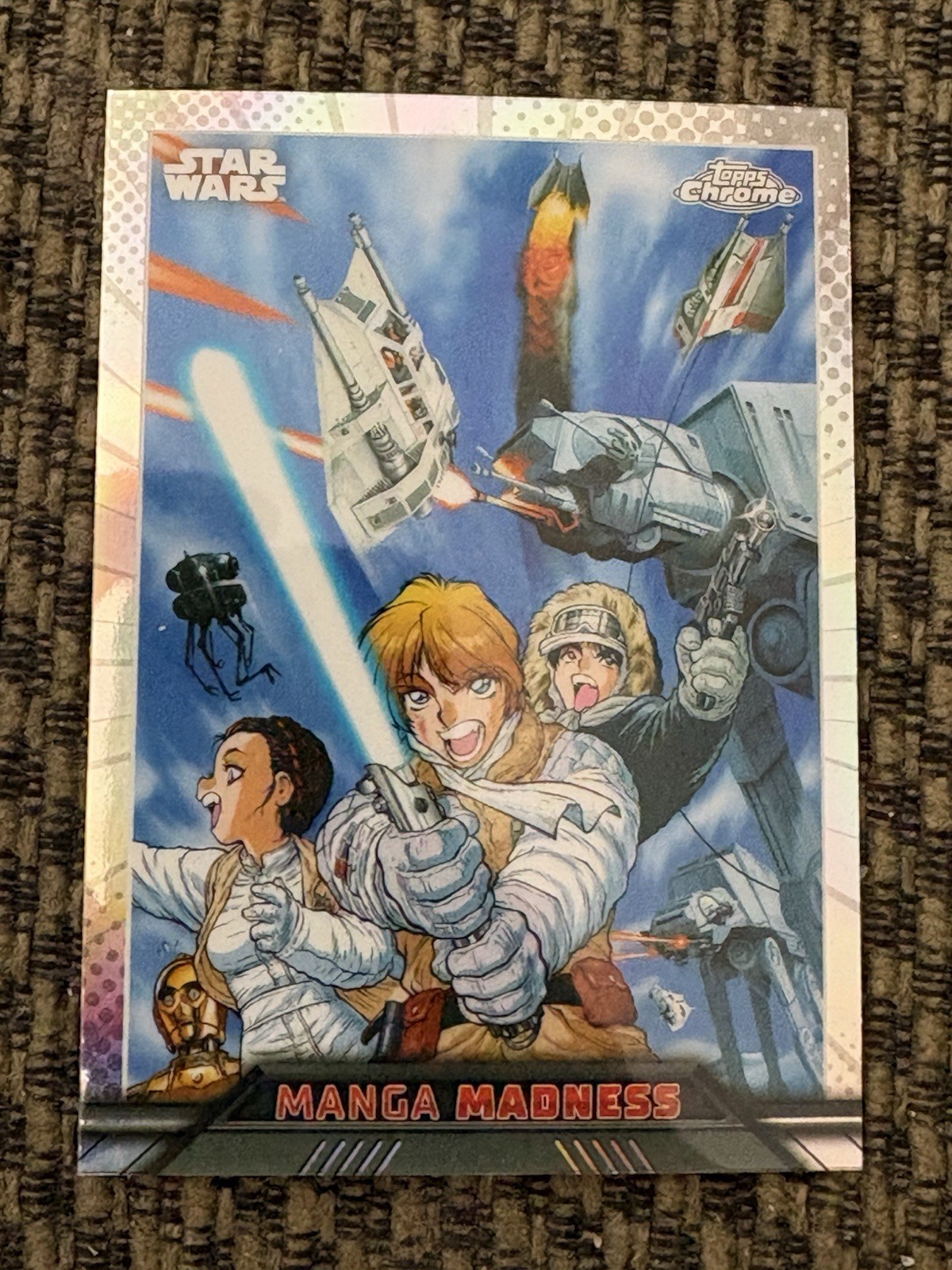 2-2023 Topps Chrome Star Wars #MM-1 & # MM-9 Manga Madness