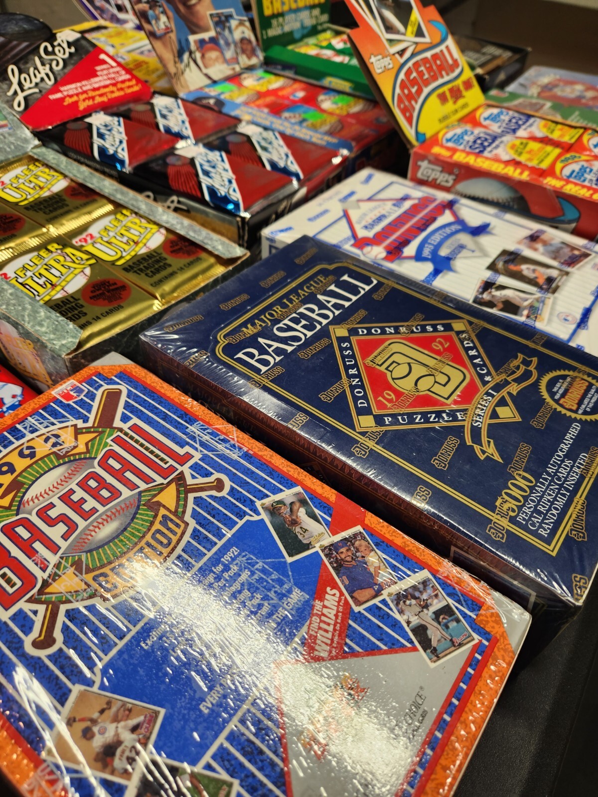 ESTATE SALE- Lot of 300 Old Unopened BASEBALL CARDS In packs. SUPER BONUS!!!!