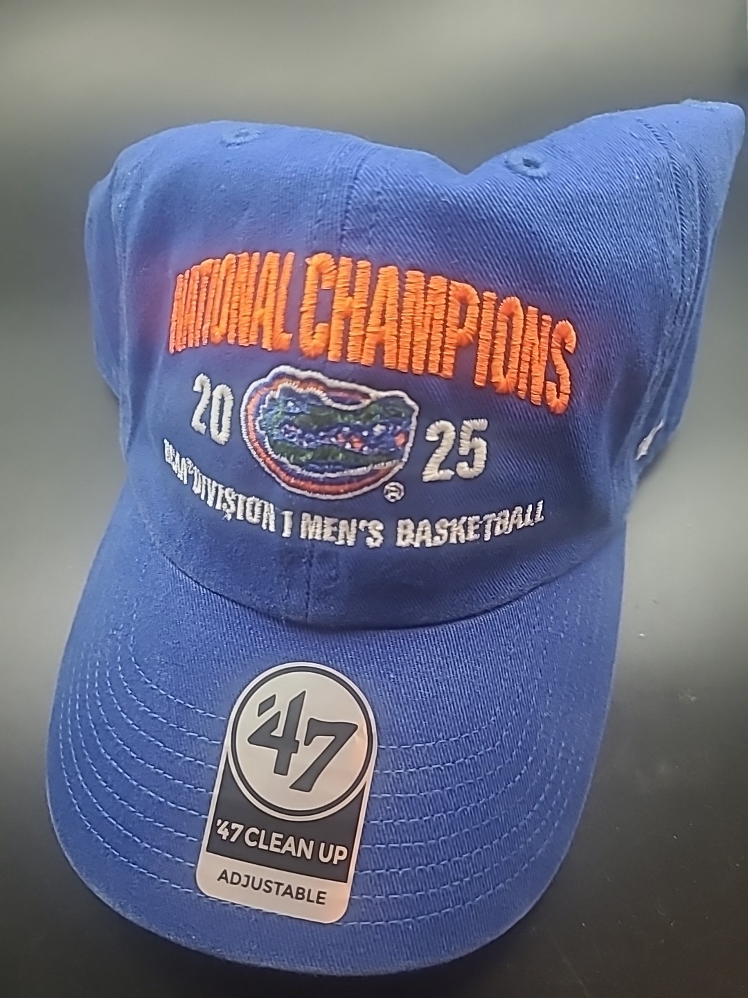 Florida Gators 2025 NCAA Mens Basketball National Champions 47 Adjustable Hat ✅