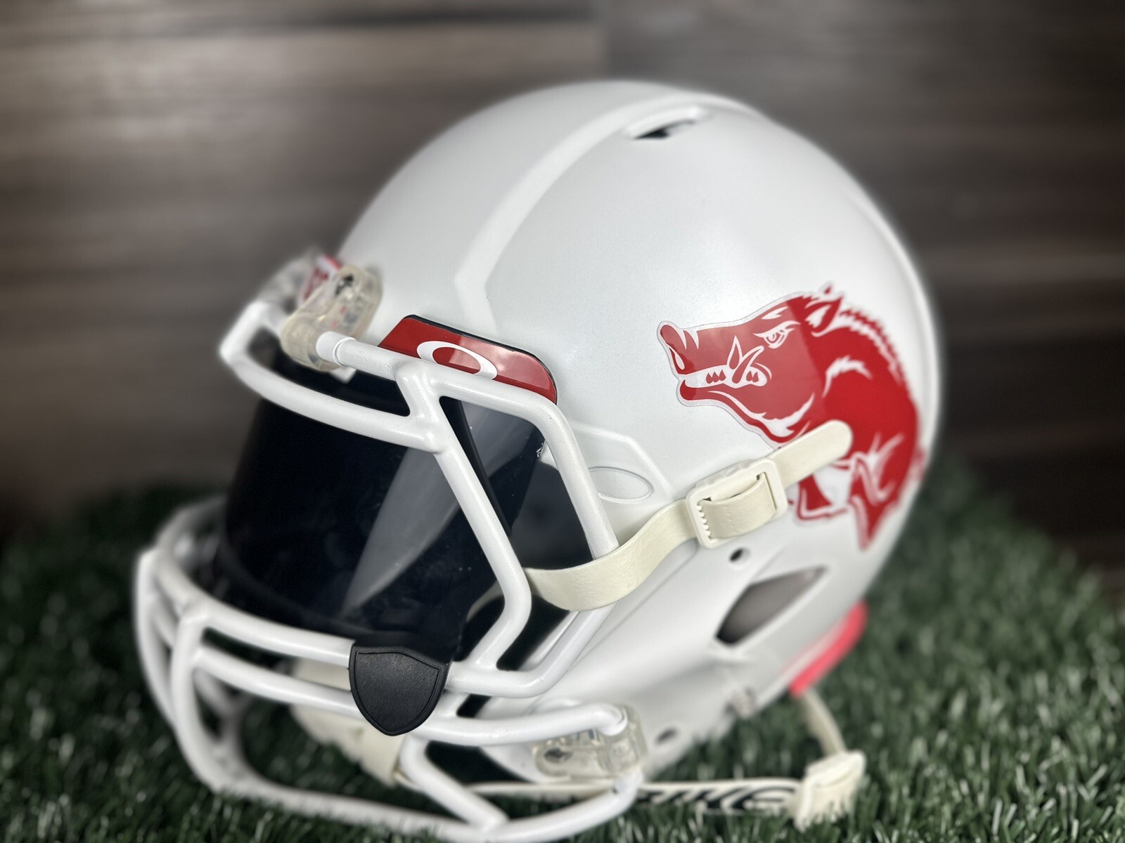 ARKANSAS RAZORBACKS Riddell Full Size Football Helmet Adult + golf Headcover