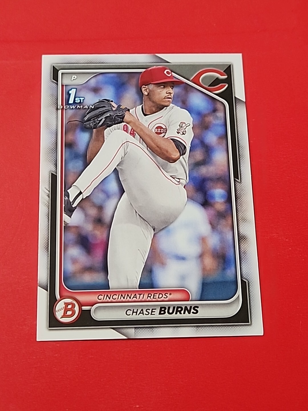 2024 Bowman Draft Paper Base BD-55 Chase Burns Cincinnati Reds
