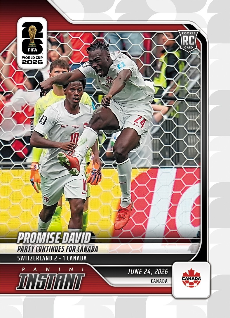 *PRESALE* 2026 Panini Instant FIFA World Cup Promise David RC #111 ~ Canada