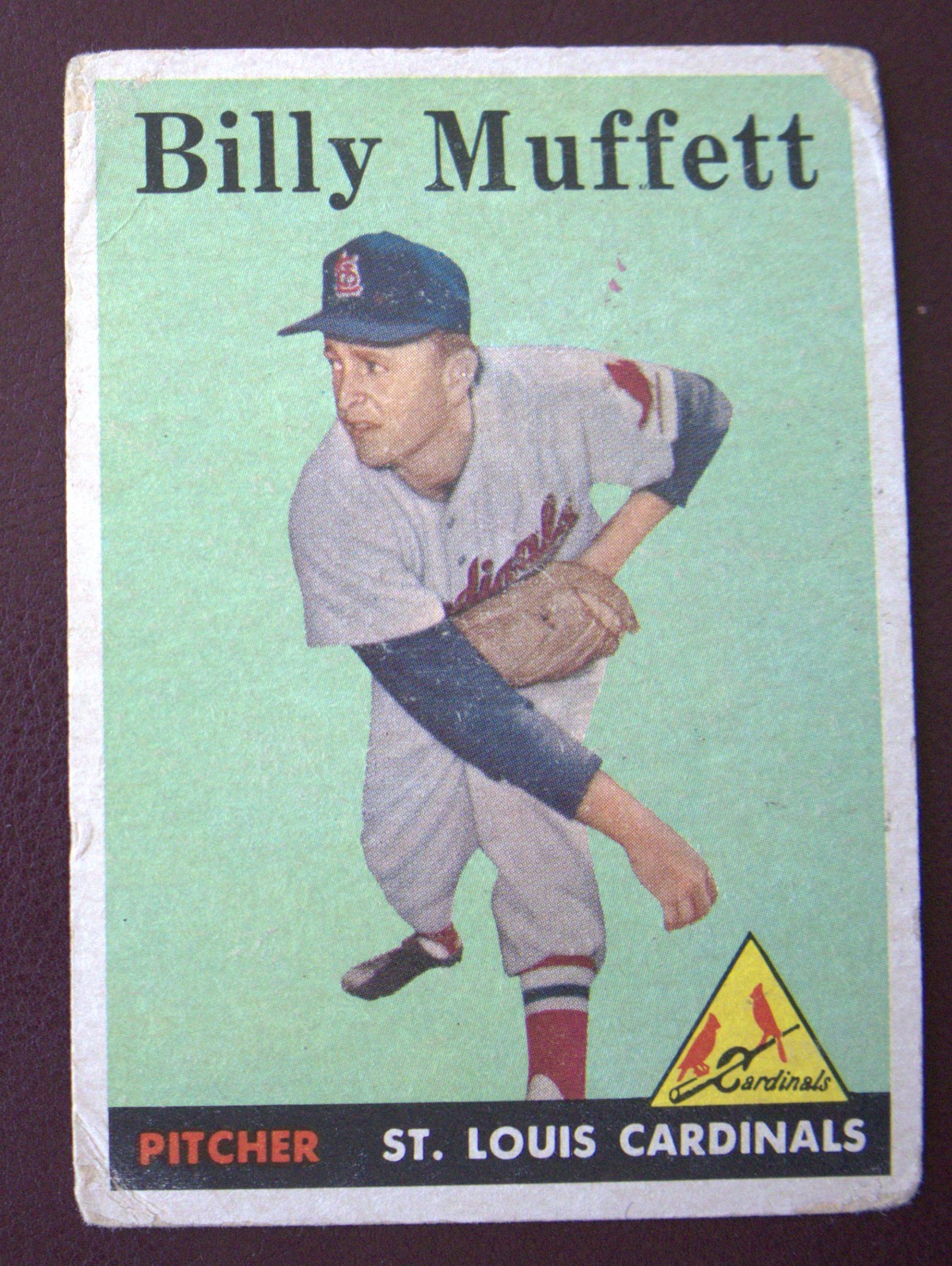 1958 Topps Billy Muffett (St Louis Cardinals) #143 F/G