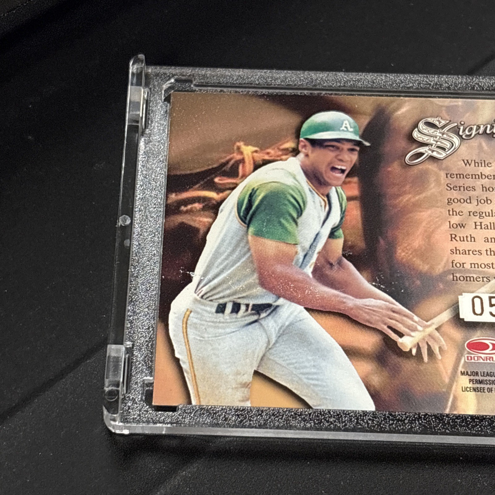 1997 Donruss Signature Series Reggie Jackson Significant Signatures Auto /2000