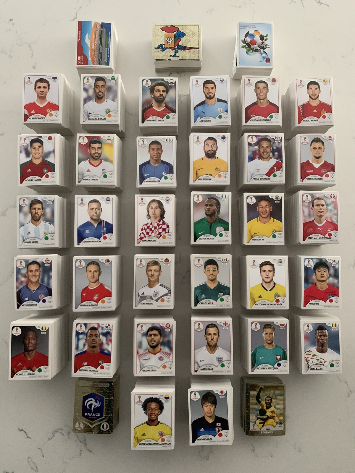 Panini FIFA World Cup RUSSIA 2018 – REGULAR STICKER CARDS #473 to #671