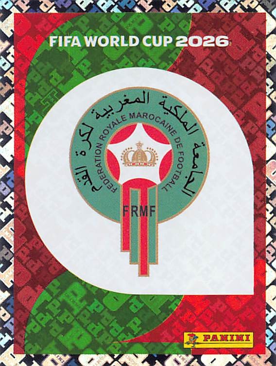 2026 Panini FIFA World Cup #MAR1 Emblem Foil Morocco