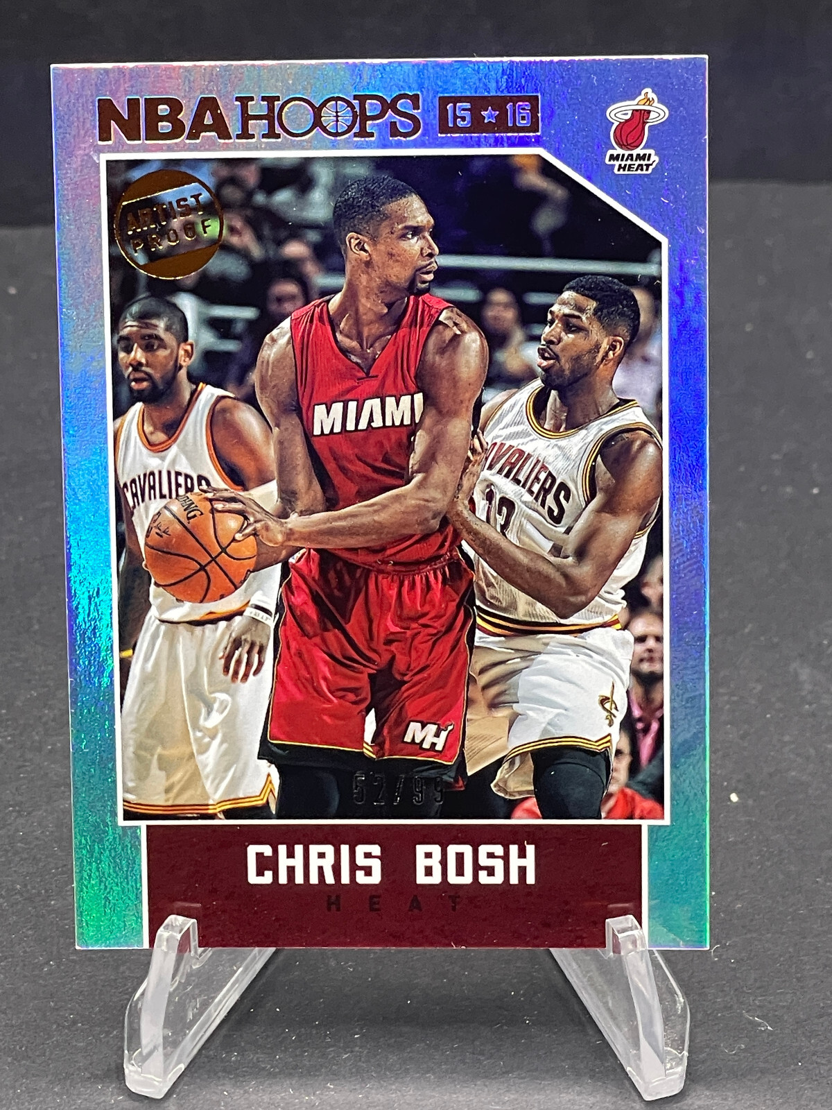 2015-16 CHRIS BOSH PANINI HOOPS ARTIST PROOF VARIATION #147, SN 52/99 SP
