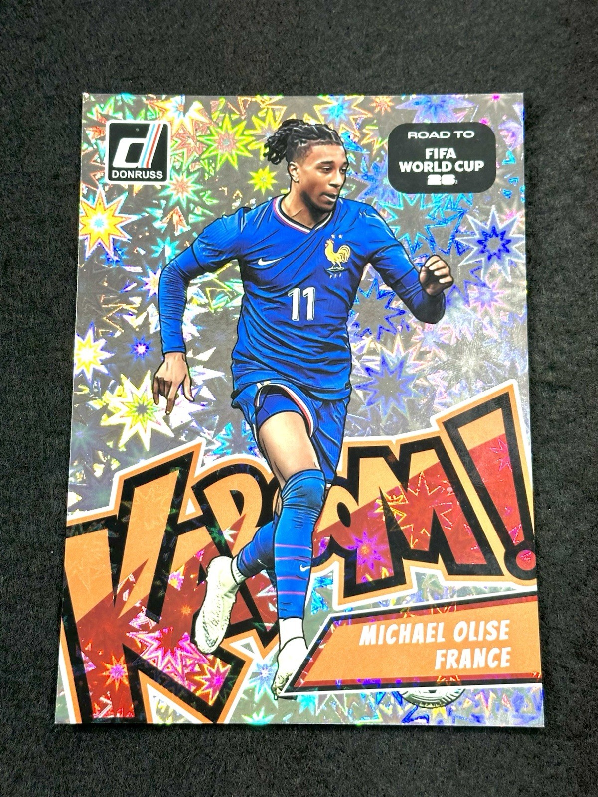 2025-26 Panini Donruss Michael Olise Kaboom OVERSIZED Jumbo SSP #14 France