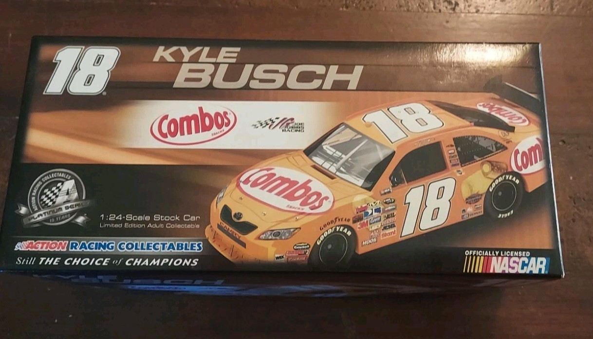 2008 Kyle Busch Authographed #18 Combos 1/24 Car 1 of 1416