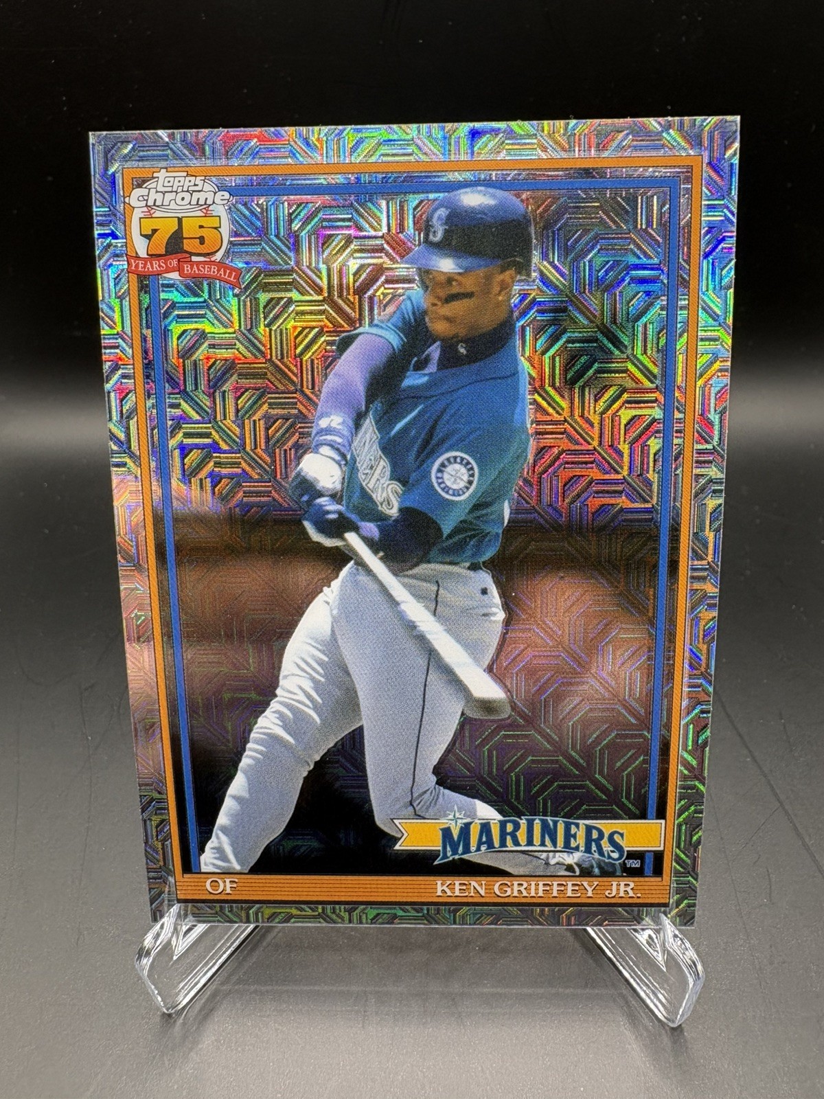 2026 Topps Series 1 – 1991 Topps Chrome Silver Pack Mojo Ken Griffey Jr #91C-51