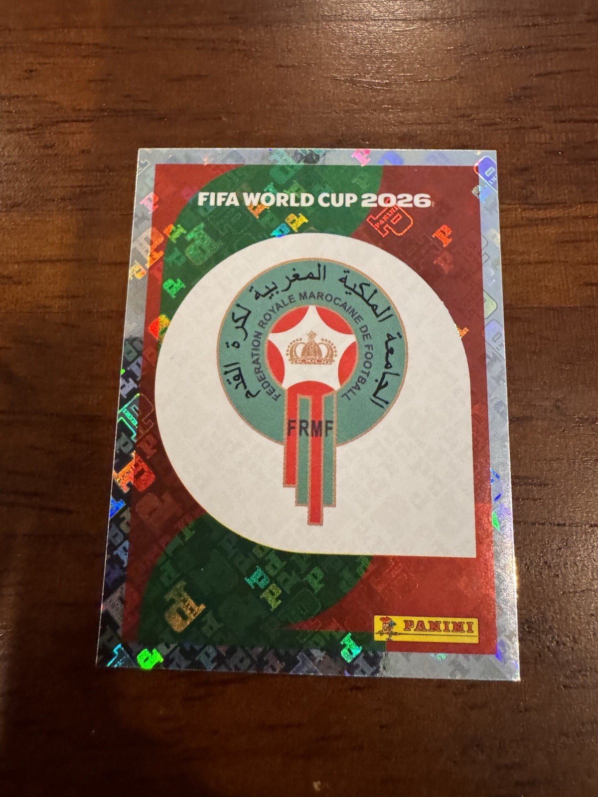2026 Panini FIFA World Cup Stickers #MAR1 Emblem FOIL