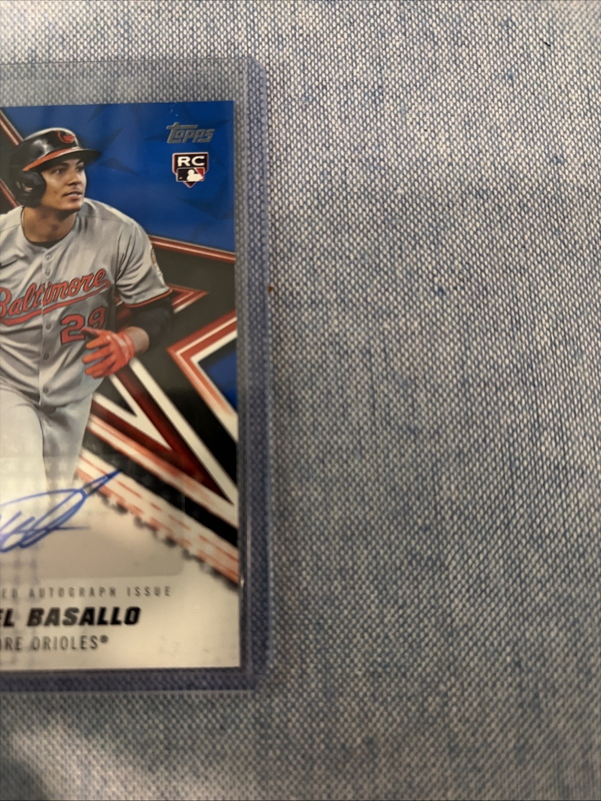 2026 Topps – Samuel Basallo #BSA-SBA – Baseball Stars Autographs Blue #074/150