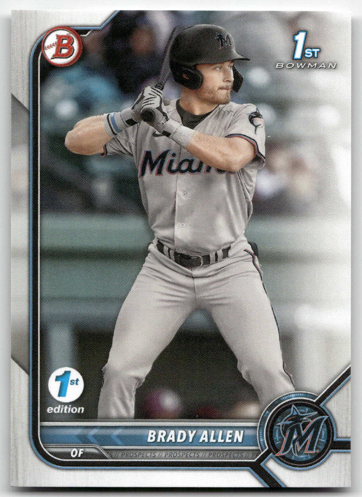 2022 Bowman 1st Edition #BPPF-36 Brady Allen Miami Marlins