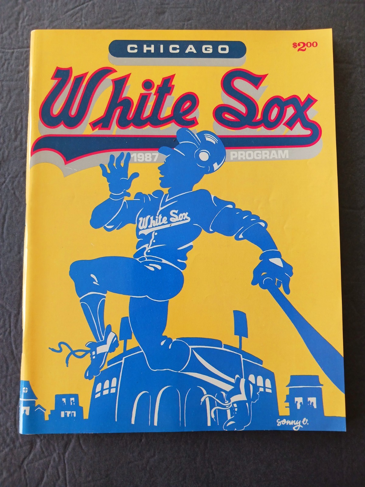 CHICAGO White Sox 1987 Baseball Program Team Roster CHICAGO White Sox