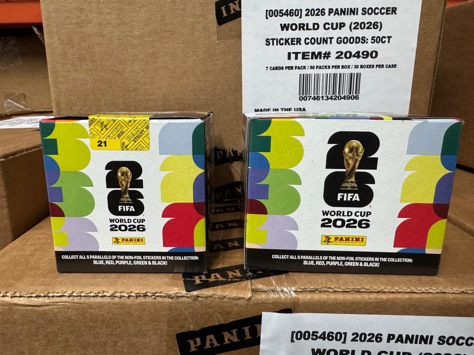 Panini FIFA Copa Mundial 2026 Figuritas Stickers 2 x Cajas – ENVIO MISMO DIA!!!