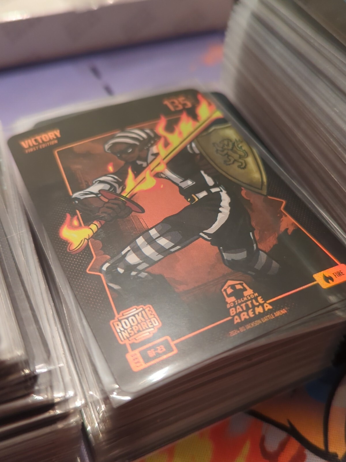 Bo Jackson Battle Arena – Ice Fire Steel Battlefoil Singles – Complete Your Set!