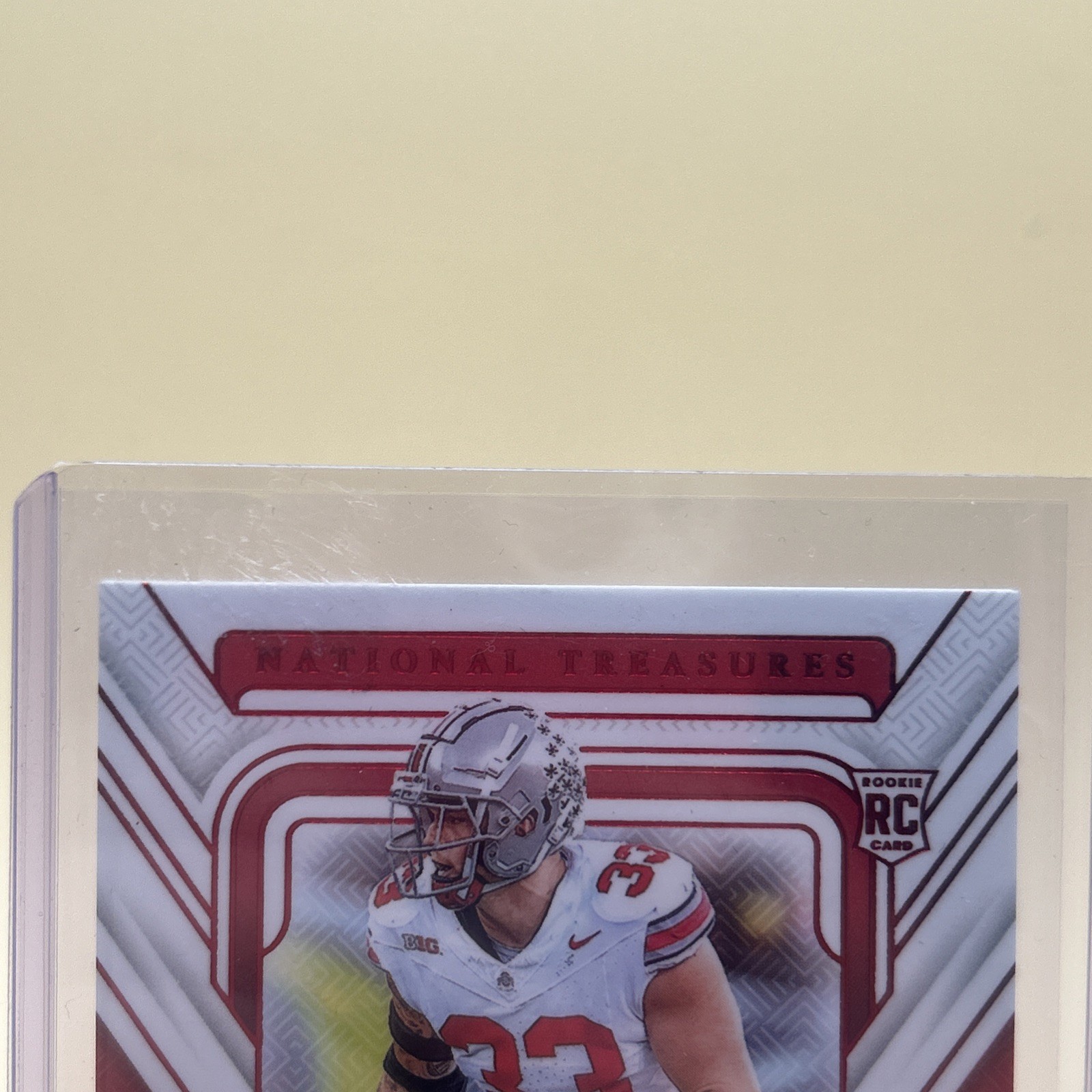 2025 NATIONAL TREASURES COLLEGE /50 ROOKIE JACK SAWYER OHIO STATE