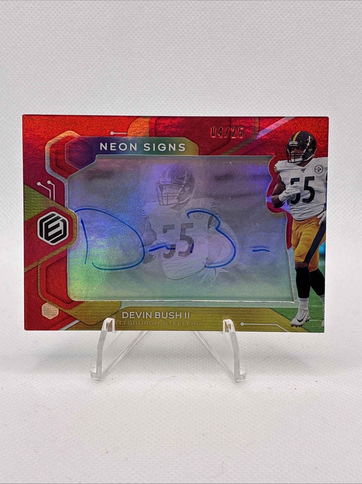 2020 Panini Elements Devin Bush Neon Signs Auto /25