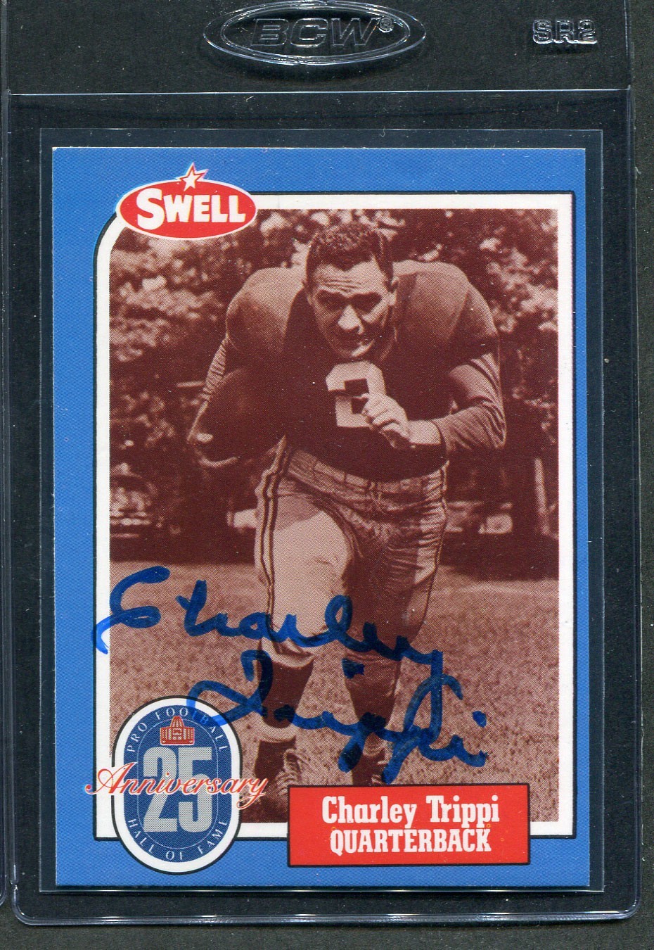 1988 Swell Charley Trippi #117 Signed Autograph Auto Cardinals