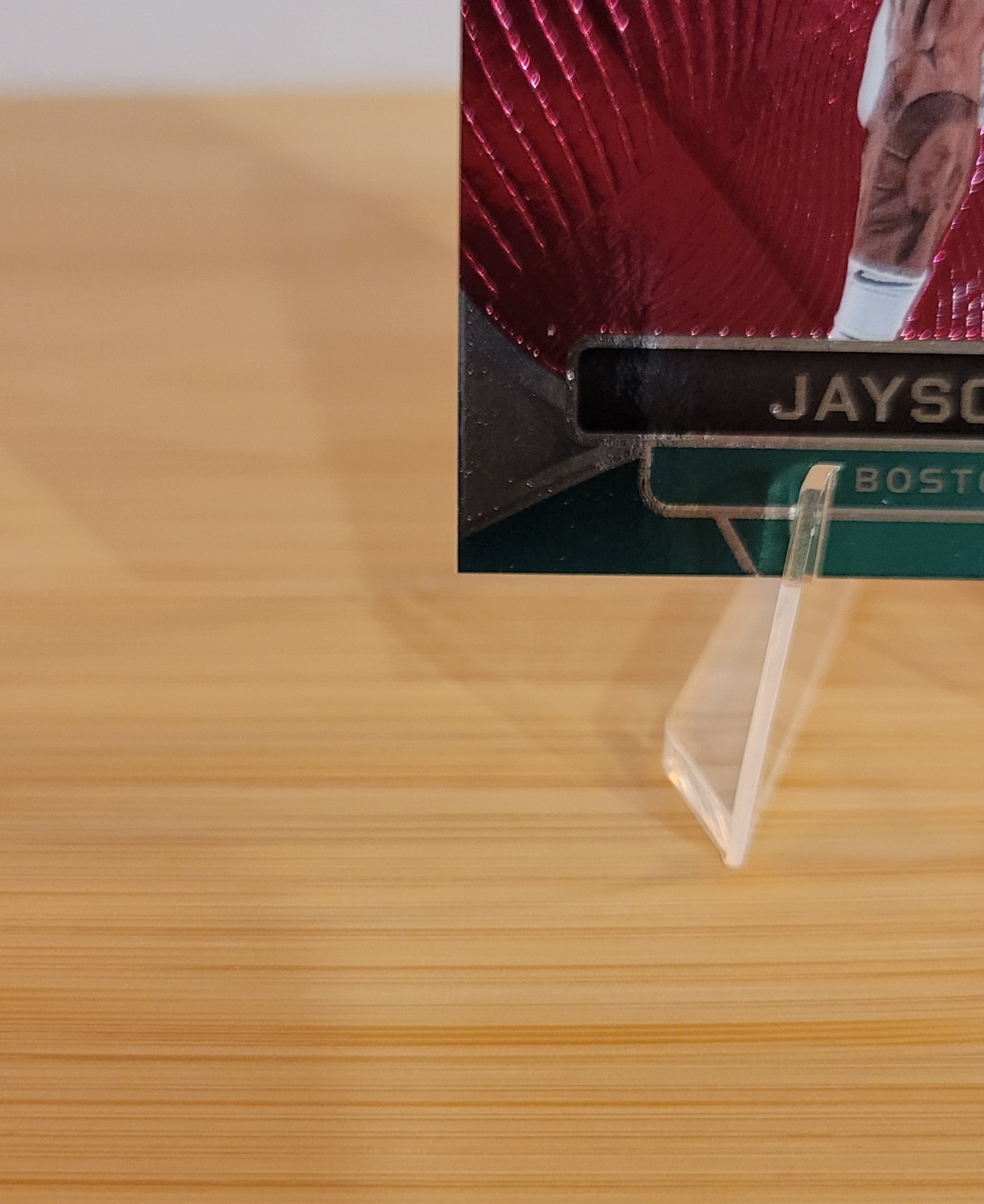 2024-25 Panini Totally Certified Jayson Tatum #1 Maroon Mirror Boston Celtics