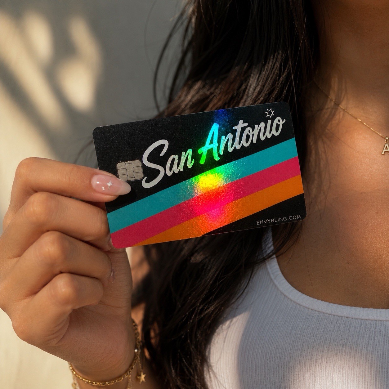 San Antonio Spurs Debit Card Skin Decal NBA Basketball Vinyl Sticker sport Wemby