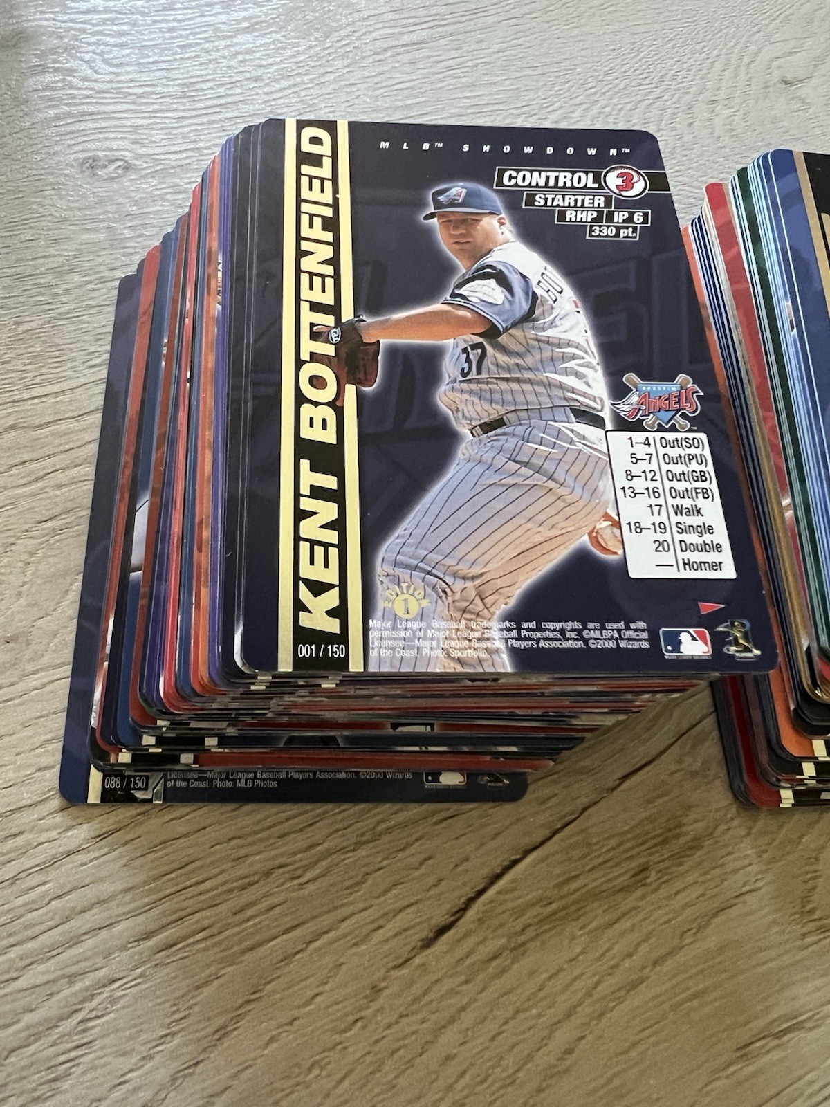 MLB Showdown 2000 Pennant Run 1st Edition Common Set, 129/130 Missing 1 Card