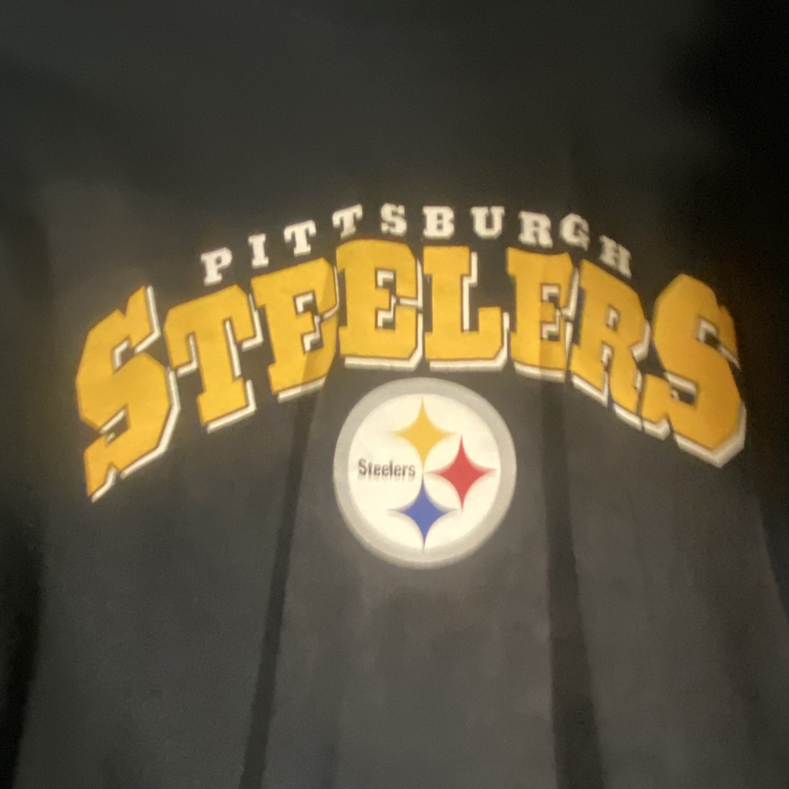 NFL Team Apparel Pittsburgh Steelers Size XL Long Sleeve T Shirt Logo Football