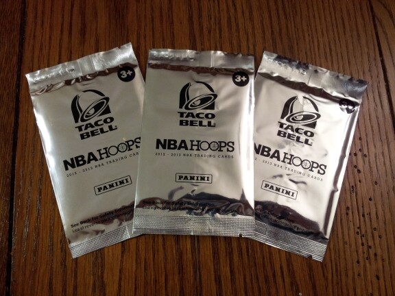2012-13 NBA Hoops Basketball – 1 Taco Bell Sealed Pack 5 Cards-Anthony Davis RC