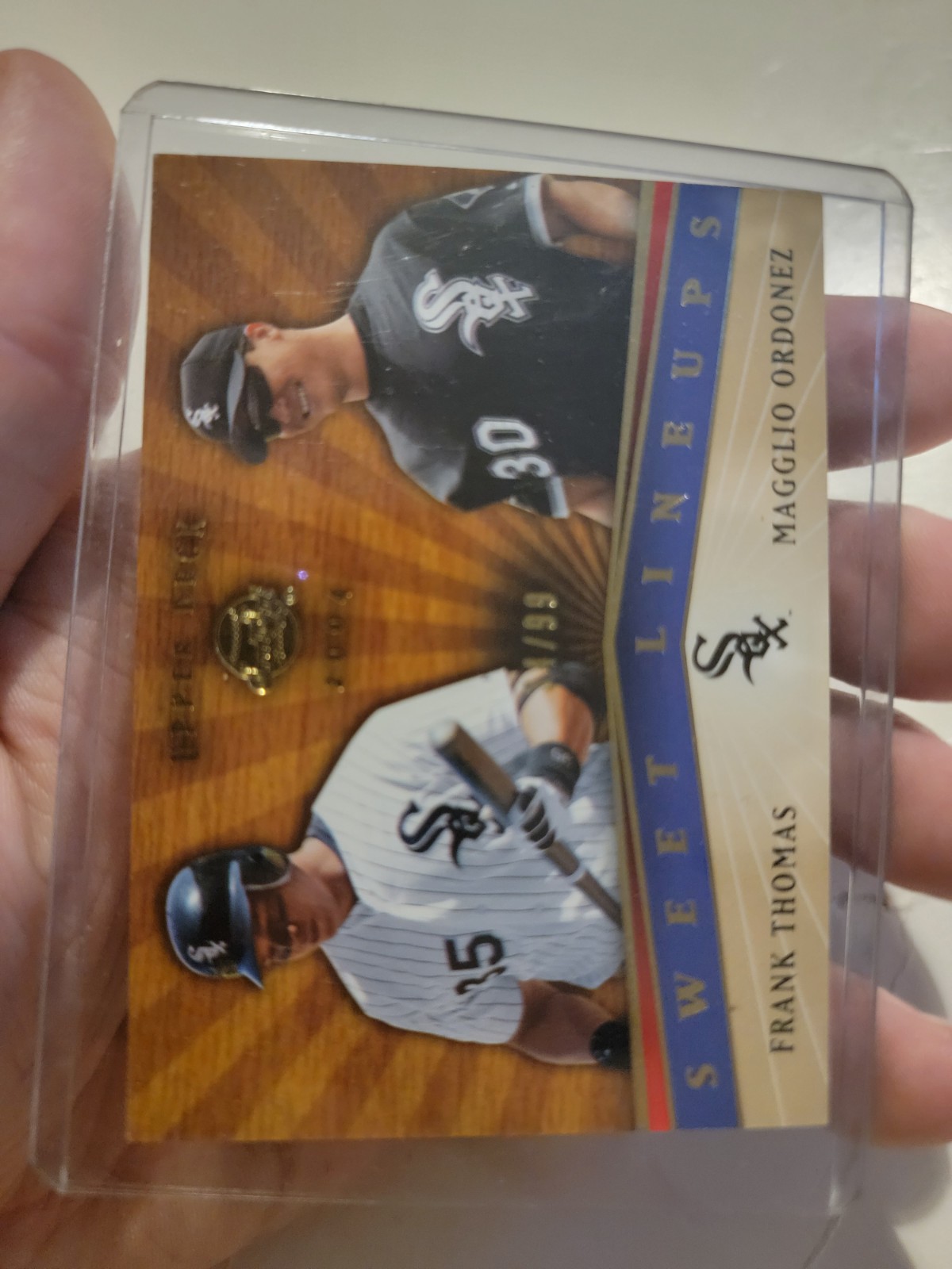 2004 Upper Deck Sweet Spots Frank Thomas Magglio Orodonez White Sox /99 Rare