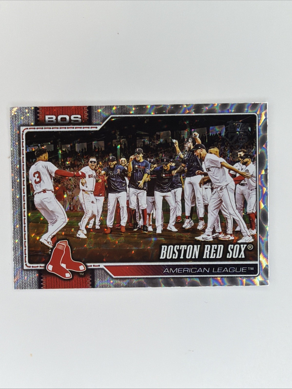 Marcelo Mayer, Roman Anthony, Red Sox Team Sparkle and Halo Topps 75th Lot
