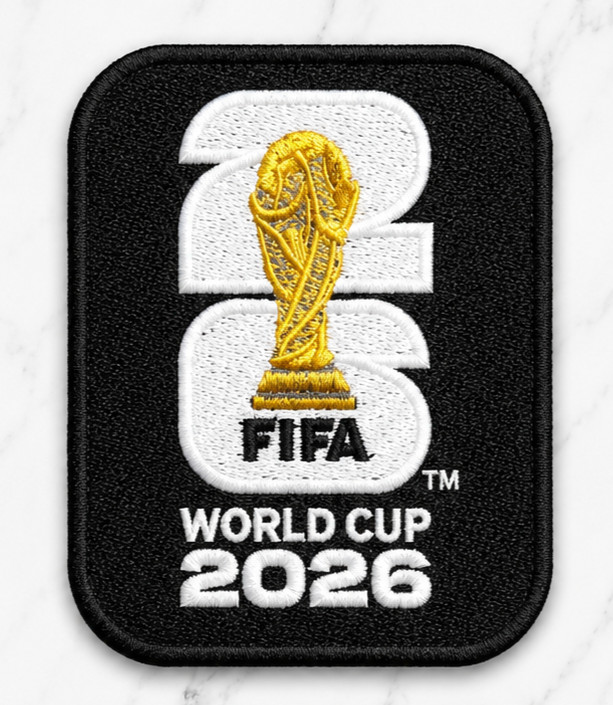 FIFA WORLD CUP 2026 EMBROIDERED IRON ON PATCH 3″X3.5″ FREE SHIPPING