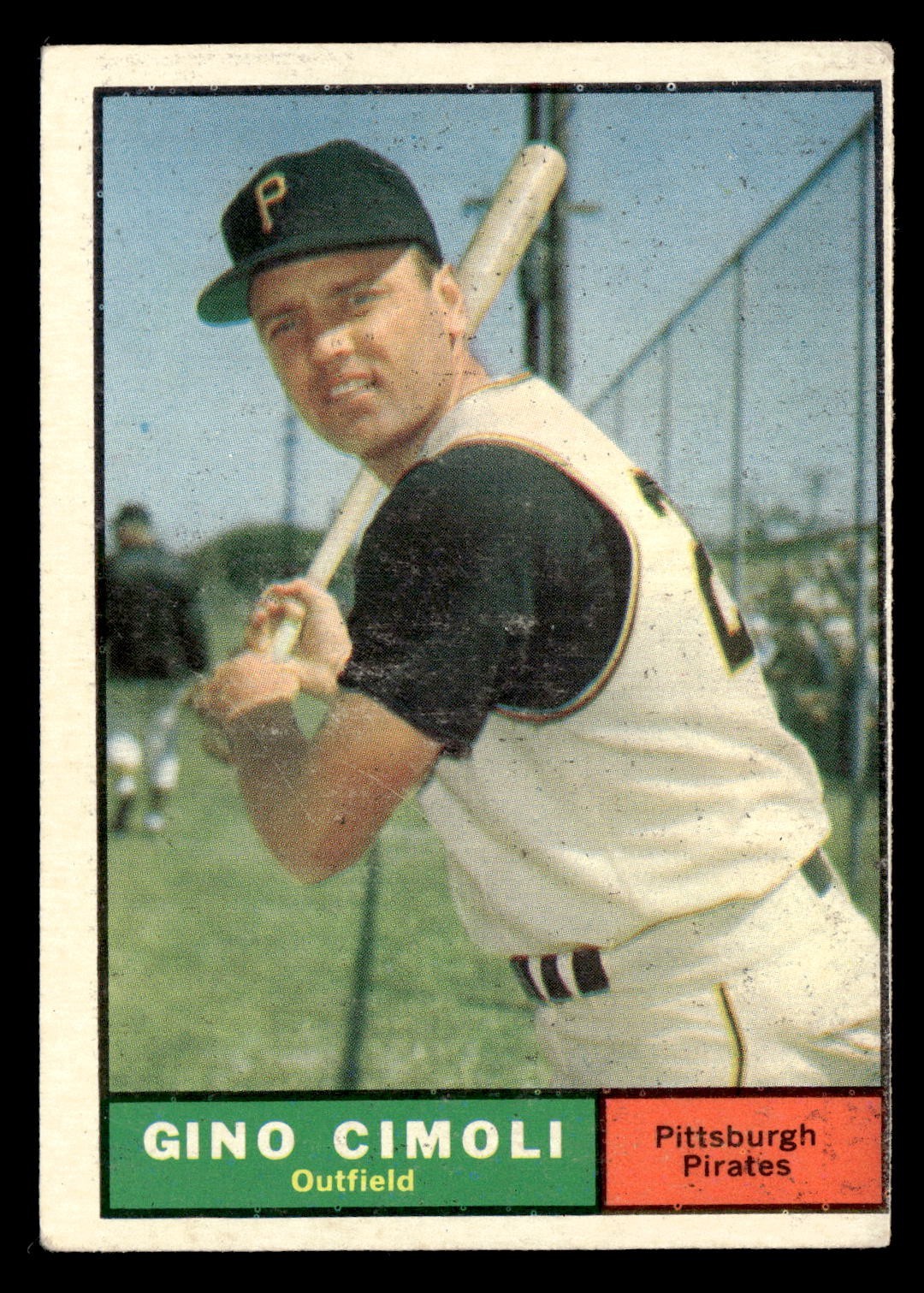 1961 Topps Gino Cimoli #165 EX Pittsburgh Pirates